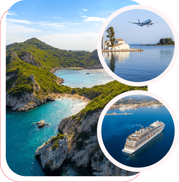 Enjoy Ride Corfu Car Rental famous locations
