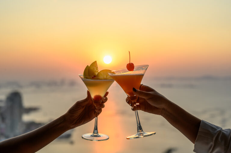 Enjoy Ride Corfu Car Rental girls drinking