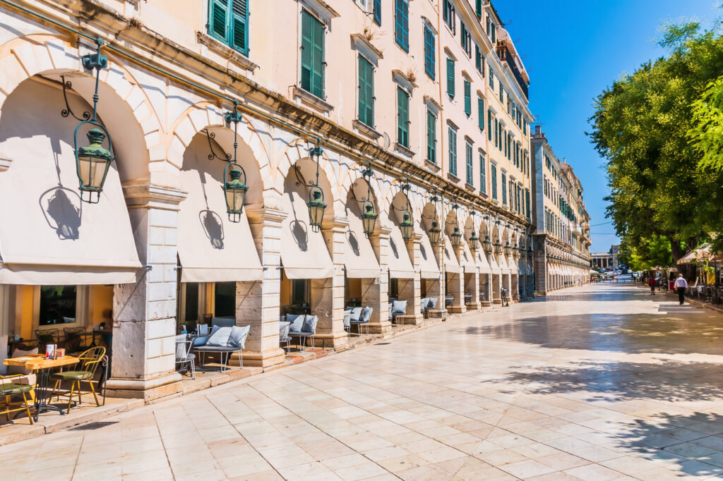 Enjoy Ride Corfu Car Rental Historic center of Corfu Town